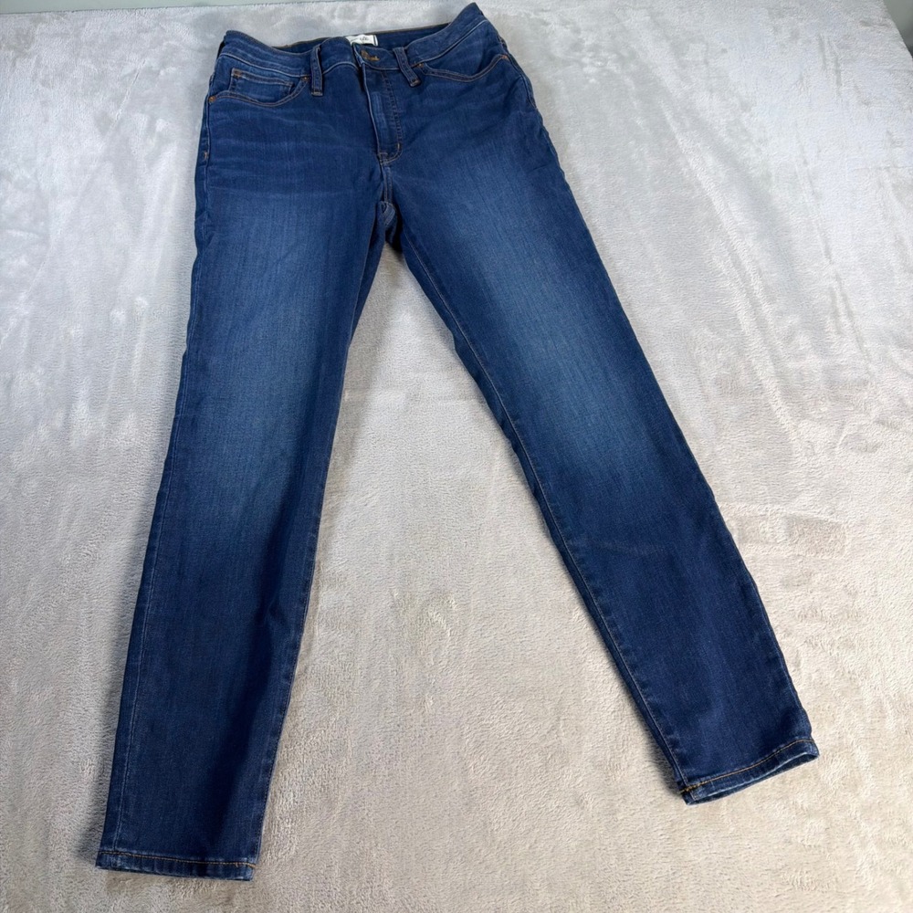 Madewell Curvy High-Rise Skinny Jeans Womens 28 Blue Lyocell Cotton Denim Slim